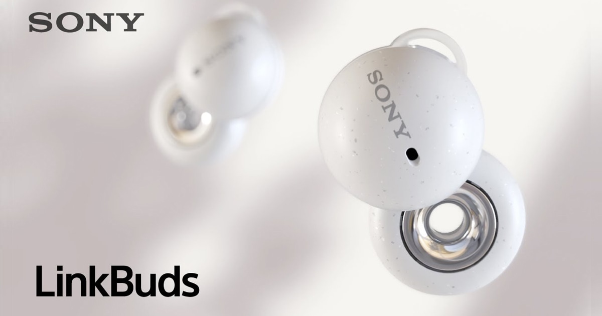 Sony LinkBuds หูฟังไร้สายแบบ Earbuds ดีไซน์แปลกตา สวมใส่สบาย คุณภาพเสียงดี
