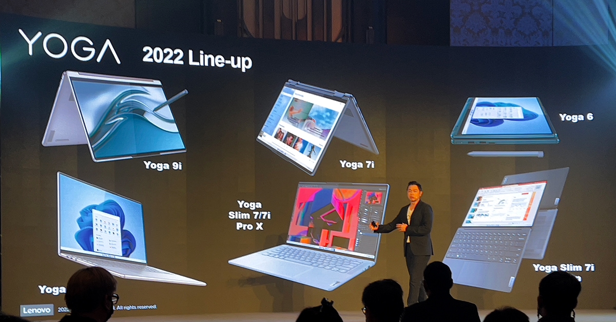เปิดตัว Lenovo Yoga ปี 2022 ดีไซน์สวยพรีเมี่ยม คล่องตัว มาพร้อม Windows 11 