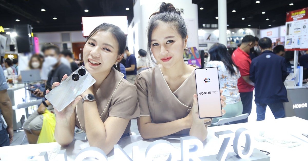 HONOR 70 ครองแชมป์ขายดีที่สุด งาน Thailand Mobile Expo 2022 ยอดทะลุเป้า 120%